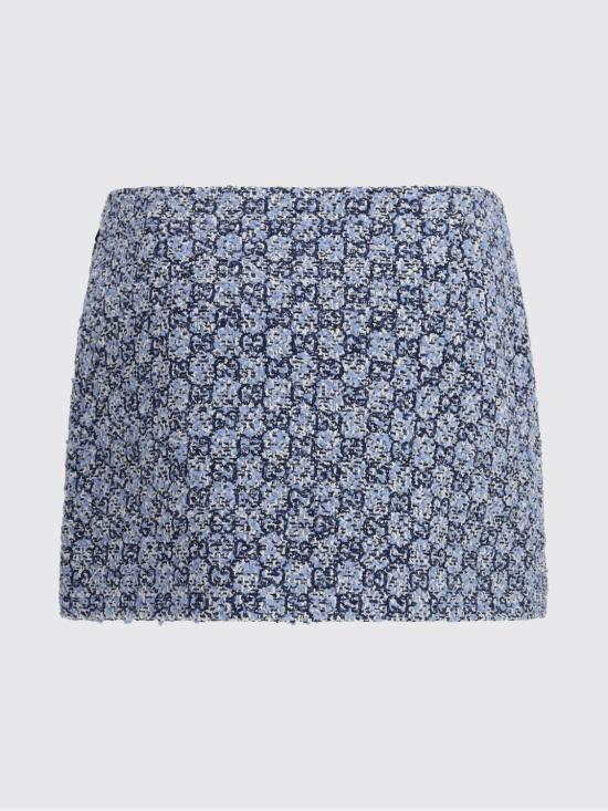 26SS 구찌 숏 스커트 853017ZAUE2 4262 Gnawed Blue - GUCCI