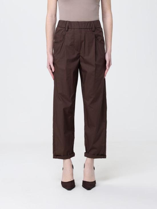 26SS 브루넬로 쿠치넬리 코튼 팬츠 M0H93P8907 C8705 Brown