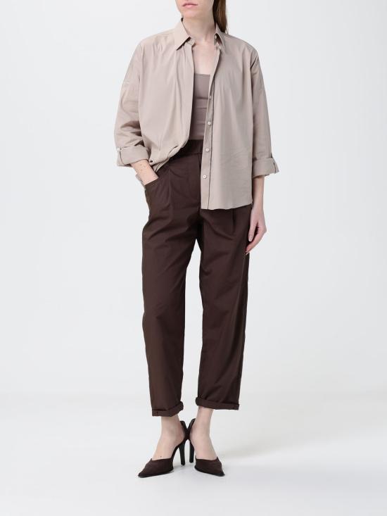 26SS 브루넬로 쿠치넬리 코튼 팬츠 M0H93P8907 C8705 Brown - BRUNELLO CUCINELLI