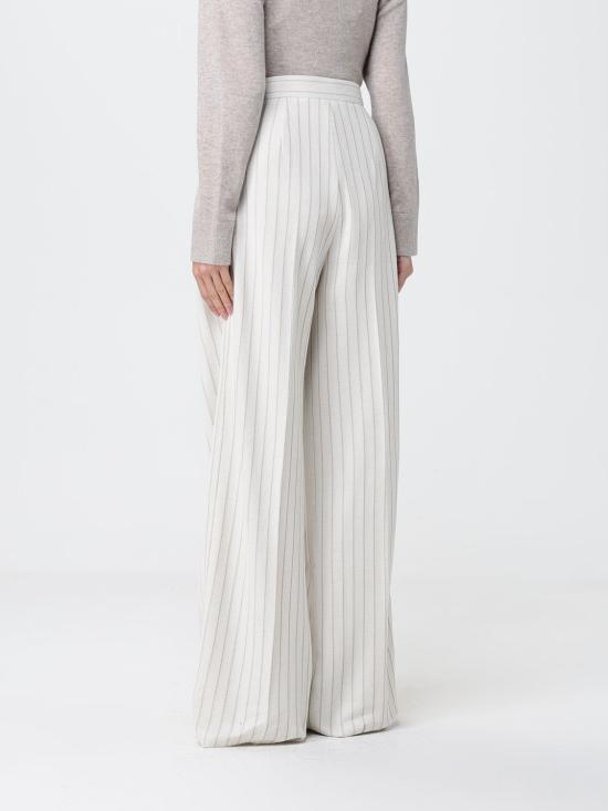 26SS 막스마라 스트레이트 팬츠 2611781012600 001 White - MAX MARA