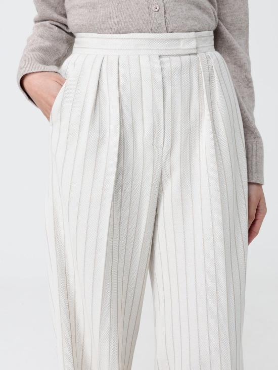 26SS 막스마라 스트레이트 팬츠 2611781012600 001 White - MAX MARA