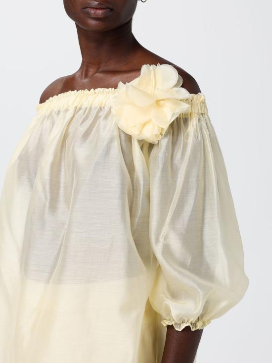 26SS 하니타 블라우스 HM31734582 CHANTILLY Yellow - HANITA