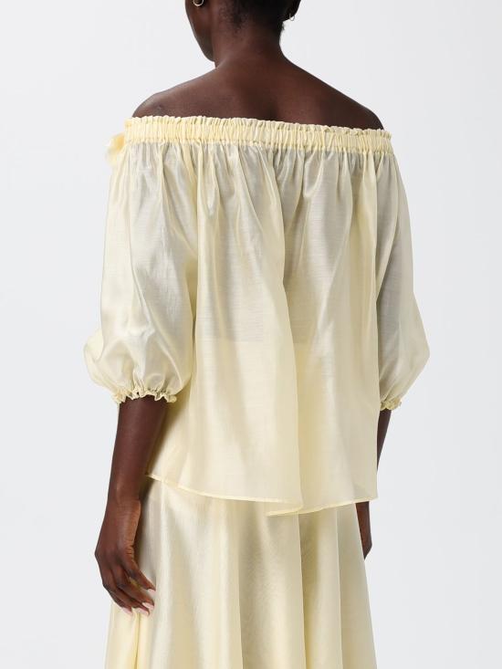 26SS 하니타 블라우스 HM31734582 CHANTILLY Yellow - HANITA