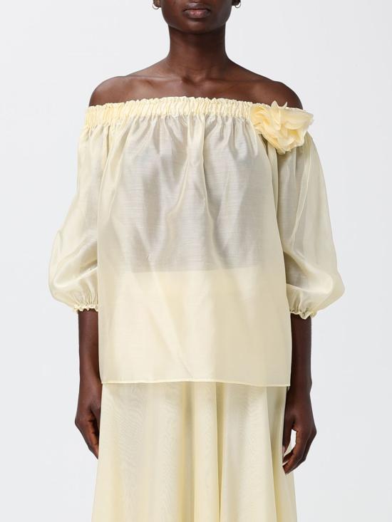 26SS 하니타 블라우스 HM31734582 CHANTILLY Yellow