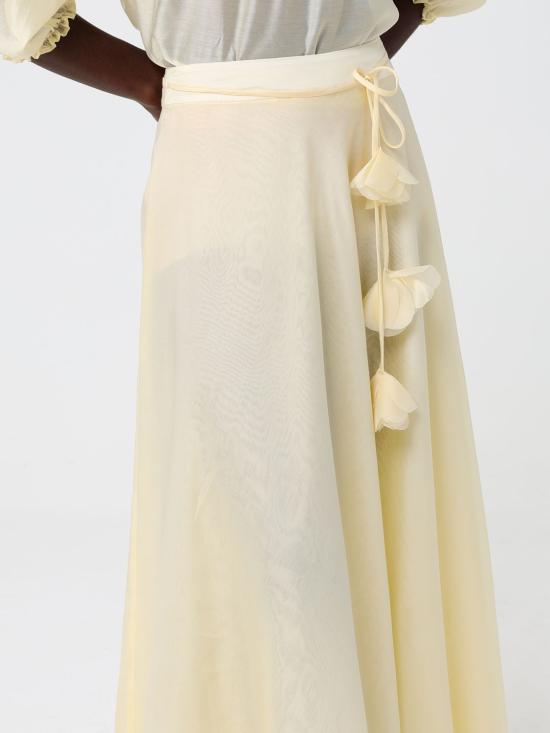 26SS 하니타 롱 스커트 HG10484582 CHANTILLY Yellow - HANITA