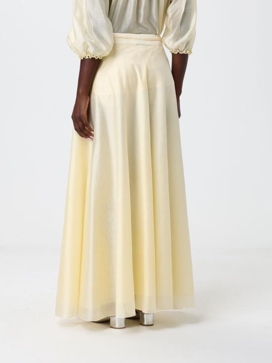 26SS 하니타 롱 스커트 HG10484582 CHANTILLY Yellow - HANITA