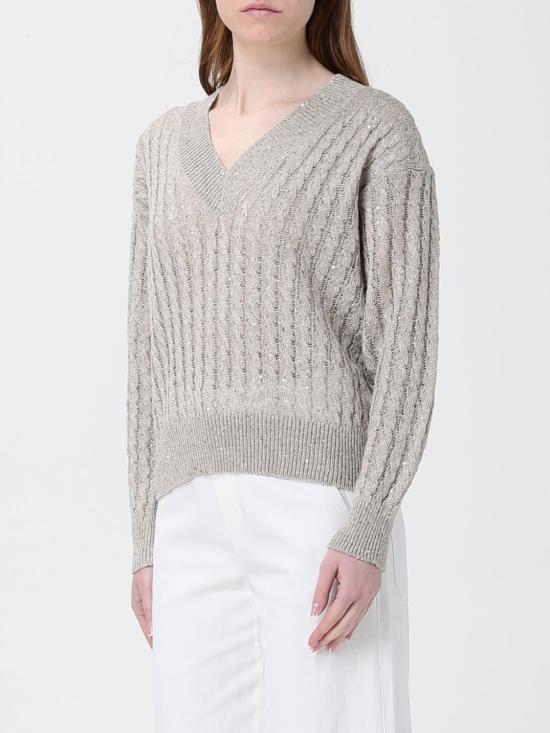 26SS 브루넬로 쿠치넬리 스웨터 MCO559702 C1600 Beige - BRUNELLO CUCINELLI