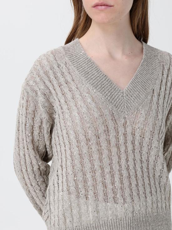 26SS 브루넬로 쿠치넬리 스웨터 MCO559702 C1600 Beige - BRUNELLO CUCINELLI