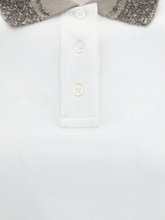 26SS 브루넬로 쿠치넬리 폴로 티셔츠 M0T63EJ115 C6159 White - BRUNELLO CUCINELLI