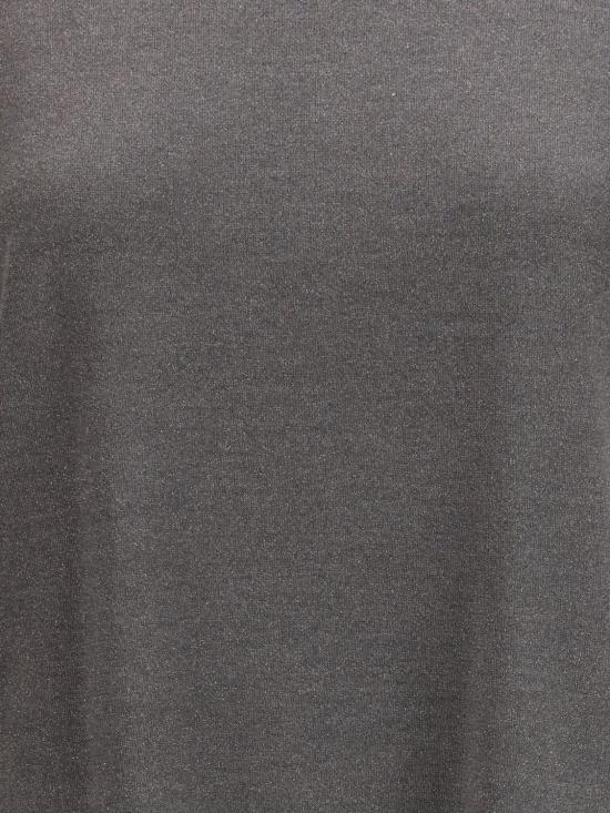 26SS 브루넬로 쿠치넬리 스파클링 캐시미어 실크 니트 티셔츠 M41810000 C079 Lead - BRUNELLO CUCINELLI