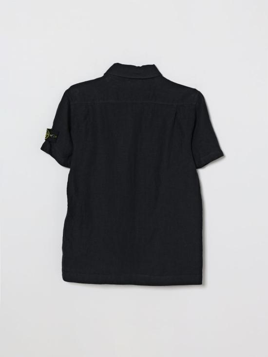 26SS [키즈] 스톤 아일랜드 셔츠 1100001S0145 V0020 Navy - STONE ISLAND