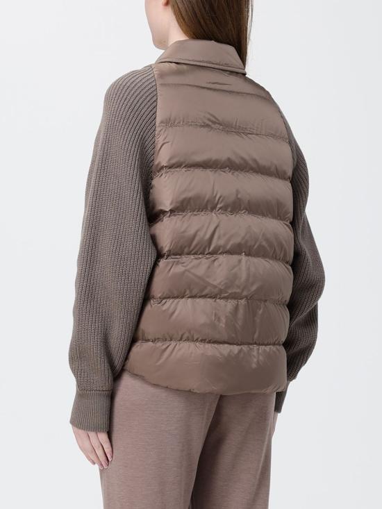 26SS 브루넬로 쿠치넬리 나일론 다운 재킷 MD5987696 C9095 Brown - BRUNELLO CUCINELLI