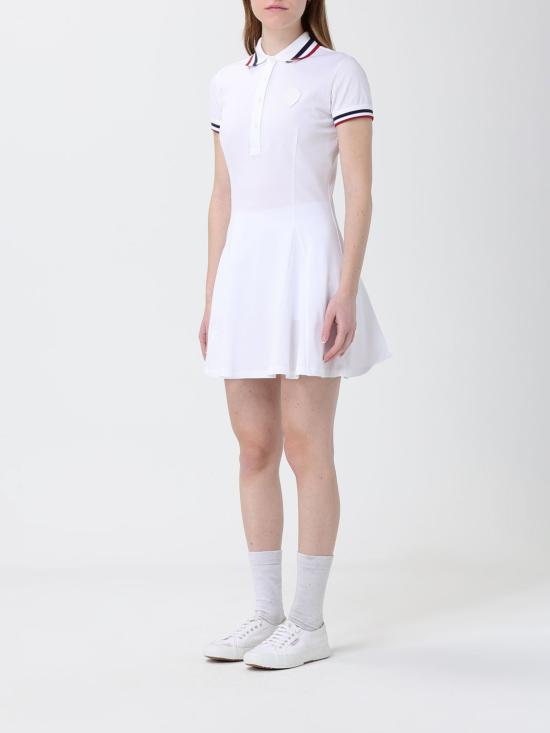 26SS 브루넬로 쿠치넬리 미디 원피스 ML944A5469 C159 White - BRUNELLO CUCINELLI