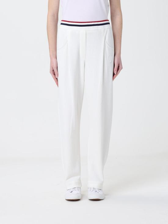 26SS 브루넬로 쿠치넬리 스트레이트 팬츠 MG927P9194 C7220 White