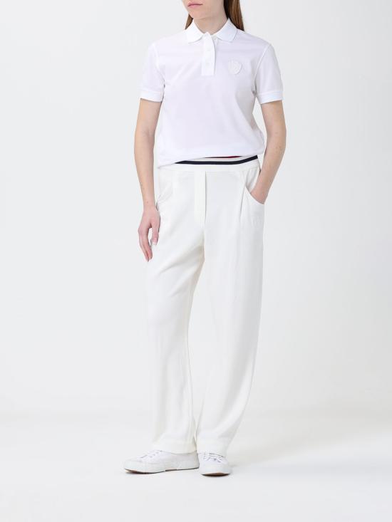 26SS 브루넬로 쿠치넬리 스트레이트 팬츠 MG927P9194 C7220 White - BRUNELLO CUCINELLI