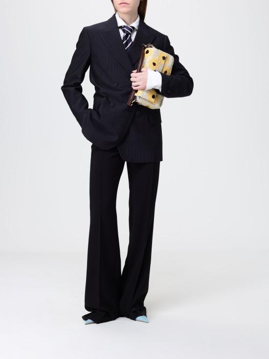 26SS 펜디 핀스트라이프 울 블레이저 FJ7685AW7I F0QG3 Blue - FENDI