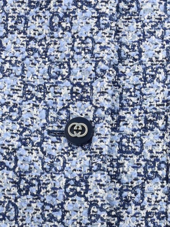 26SS 구찌 베스트 855777ZAUE2 4262 Gnawed Blue - GUCCI