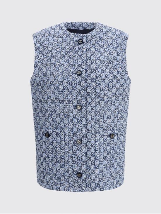 26SS 구찌 베스트 855777ZAUE2 4262 Gnawed Blue - GUCCI