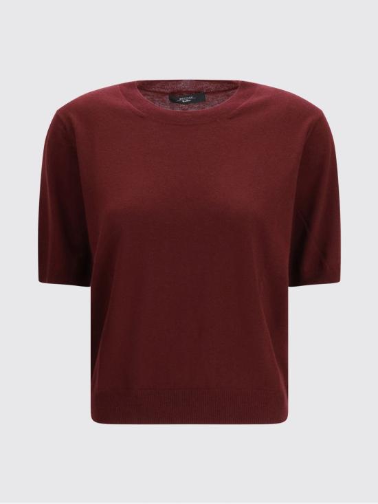 26SS 위켄드막스마라 스웨터 2615361011600 006 Burgundy