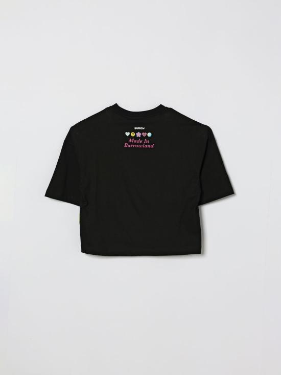 26SS [키즈] 바로우 티셔츠 S6BKJGTH132 110 Black - BARROW