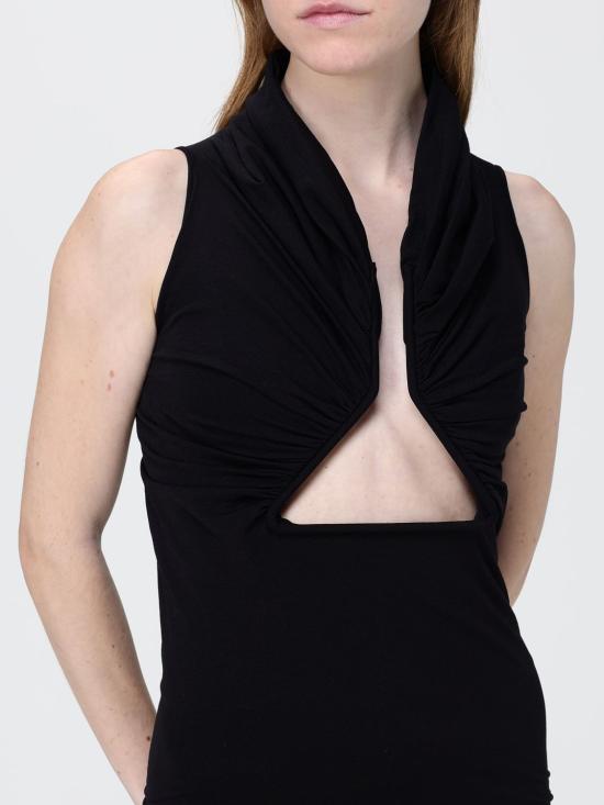 26SS 릭 오웬스 민소매 티셔츠 RP01F6223JNDB 09 Black - RICK OWENS