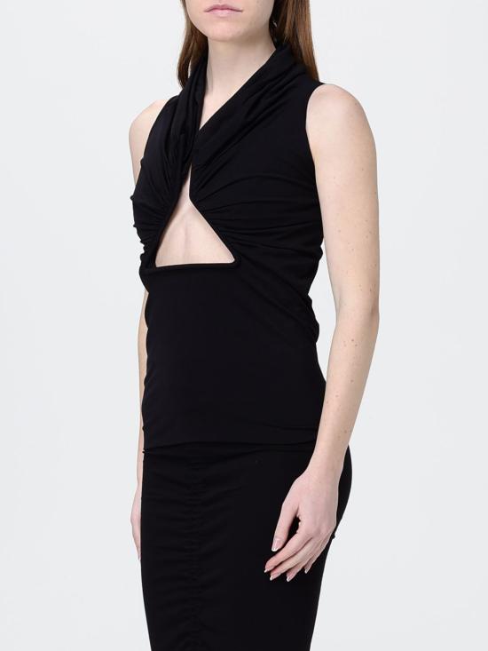 26SS 릭 오웬스 민소매 티셔츠 RP01F6223JNDB 09 Black - RICK OWENS