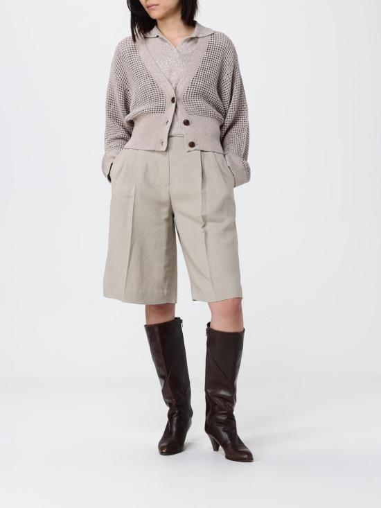 26SS 브루넬로 쿠치넬리 숏팬츠 MH126P9183 C3095 Beige - BRUNELLO CUCINELLI