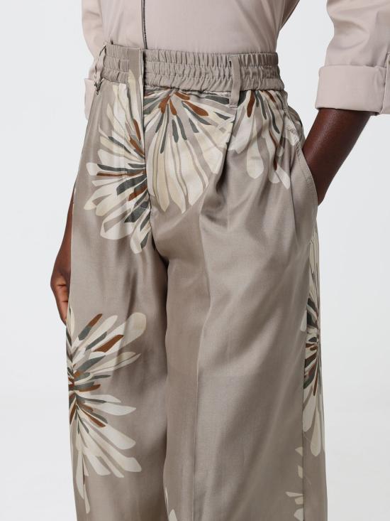 26SS 브루넬로 쿠치넬리 팔라초 팬츠 MQ967P9229 C009 Kaki - BRUNELLO CUCINELLI