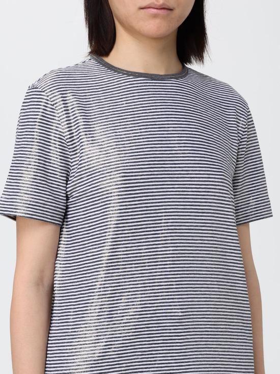 26SS 브루넬로 쿠치넬리 반팔 티셔츠 MQ977DU500 C2097 Blue - BRUNELLO CUCINELLI