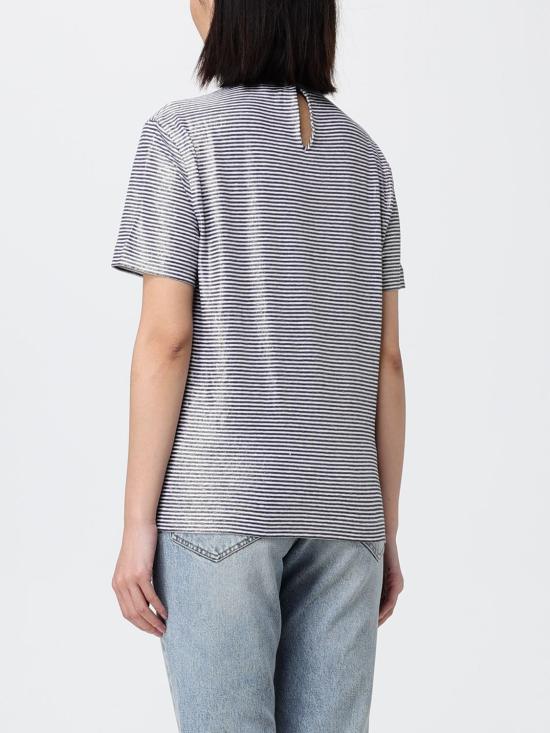 26SS 브루넬로 쿠치넬리 반팔 티셔츠 MQ977DU500 C2097 Blue - BRUNELLO CUCINELLI