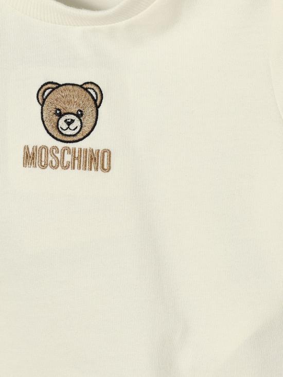 26SS [키즈] 모스키노 티셔츠 MYM047LAA23 10063 White - MOSCHINO