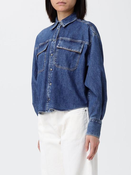 26SS 브루넬로 쿠치넬리 데님 셔츠 MH192RB526 C9031 Blue - BRUNELLO CUCINELLI