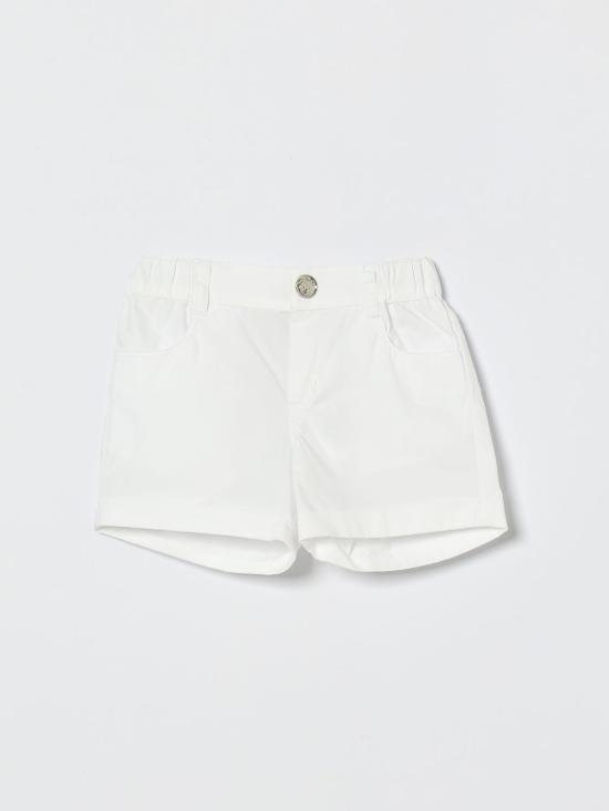 26SS [키즈] 모스키노 쇼츠/버뮤다 MNQ00RLLA10 10101 White