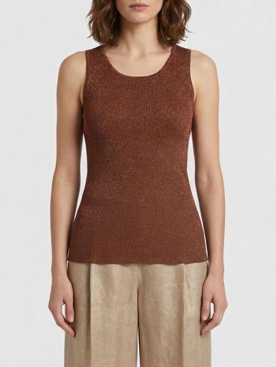 26SS 브루넬로 쿠치넬리 민소매 티셔츠 M41848600 C4182 Red