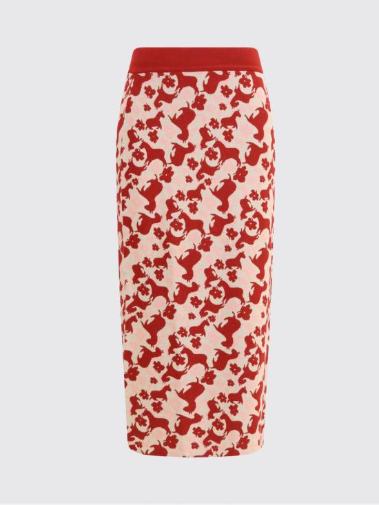 26SS 위켄드막스마라 롱 스커트 2615301021600 008 Red