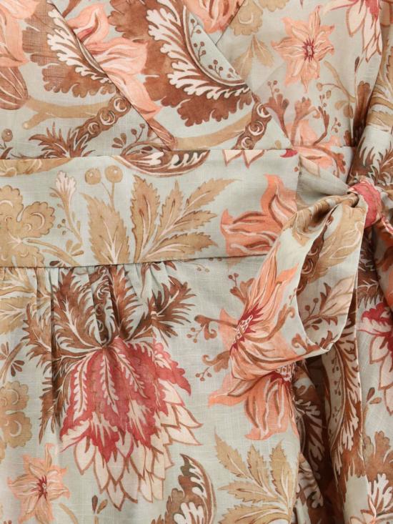 26SS 짐머만 미디 원피스 2449DRS263 STFS Sage - ZIMMERMANN