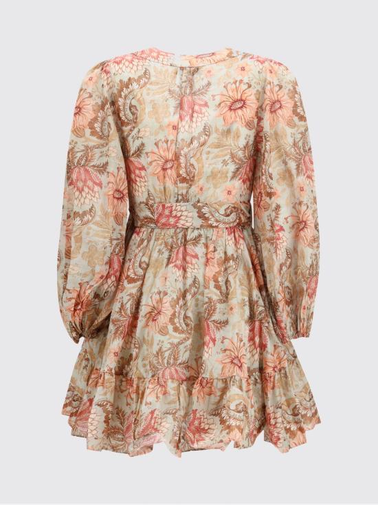 26SS 짐머만 미디 원피스 2449DRS263 STFS Sage - ZIMMERMANN