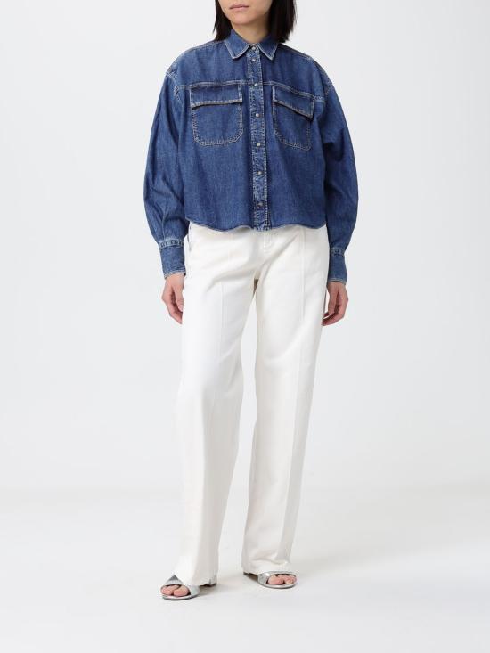 26SS 브루넬로 쿠치넬리 컨템포러리 루즈 데님 팬츠 M0H81P5568 C1101 White - BRUNELLO CUCINELLI