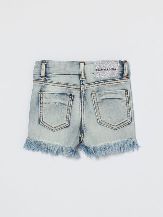 26SS [키즈] 모나리자 쇼츠/버뮤다 19G4167013 0062 Denim - MONNALISA