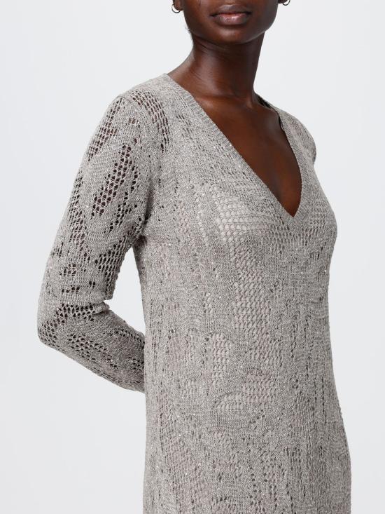 26SS 브루넬로 쿠치넬리 롱 원피스 MDT771A82 C9089 Beige - BRUNELLO CUCINELLI