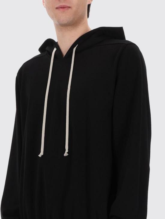 26SS 릭 오웬스 후드 티셔츠 RR01F2281BAEP1609 11 Black - RICK OWENS