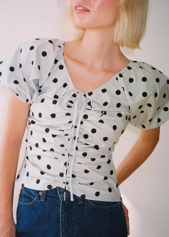  Lisa Says Gah 블라우스 리사는 가 마가렛 탑이라고 말합니다 - OTHER BRANDS