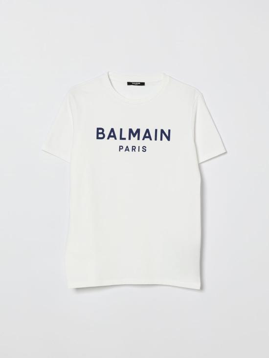 26SS [키즈] 발망 티셔츠 BY8R11Z3672 100BL White 1