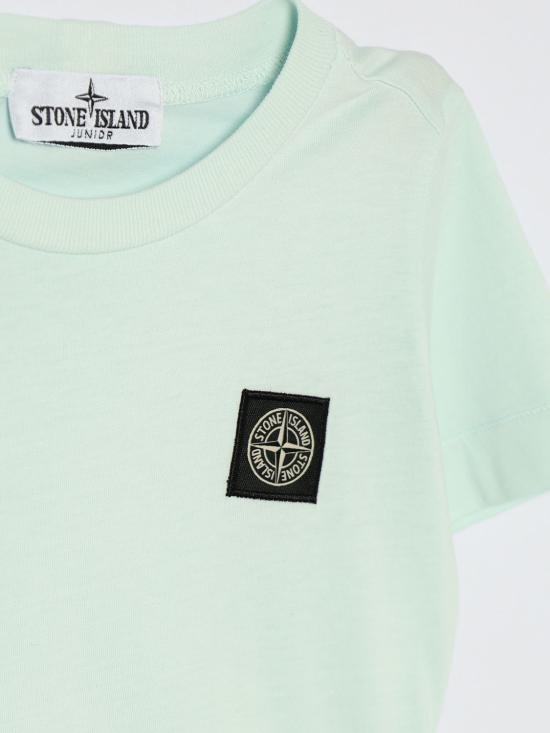 26SS [키즈] 스톤 아일랜드 티셔츠 2100002S0047 V0041 Blue - STONE ISLAND