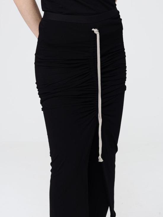 26SS 릭 오웬스 롱 스커트 RP01F6339JA 09 Black - RICK OWENS