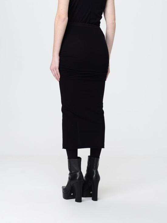 26SS 릭 오웬스 롱 스커트 RP01F6339JA 09 Black - RICK OWENS
