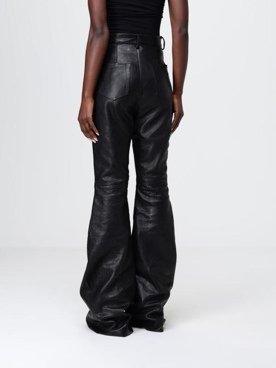 26SS 릭 오웬스 스트레이트 팬츠 RP01F6329LBE 09 Black - RICK OWENS