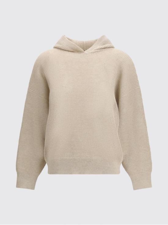 26SS 브루넬로 쿠치넬리 스웨터 M12205109 CFT47 Beige - BRUNELLO CUCINELLI