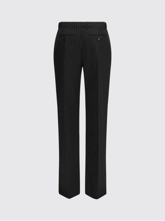 26SS 알렉산더 맥퀸 스트레이트 팬츠 858326QJAFX 1389 Black - ALEXANDER MCQUEEN