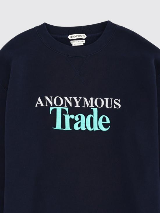 26SS JW앤더슨 긴팔 티셔츠 JW0254PG1905 888 Blue - JW ANDERSON